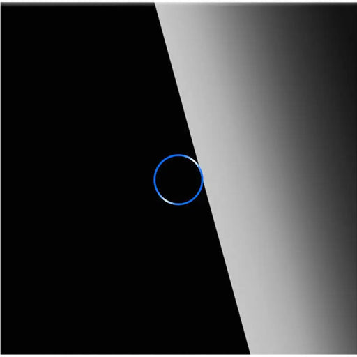 GLASS PANEL FOR SINGLE AND DIVIATOR SWITCH BLACK LUXON - Ключове и контакти<<<Електроматериали<<<Praktiker&&&Ключове и