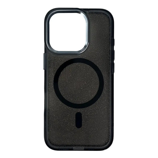 Glitter Case MagSafe for iPhone 16 Pro - black with glitter - Cell phone cases and covers<<<HurtelXML
