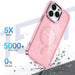 Glitter Case MagSafe for iPhone 16 Pro Max - pink with glitter - Cell phone cases and covers<<<HurtelXML