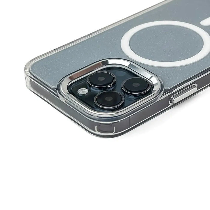 Glitter Case MagSafe for iPhone 16 - white with glitter - Cell phone cases and covers<<<HurtelXML