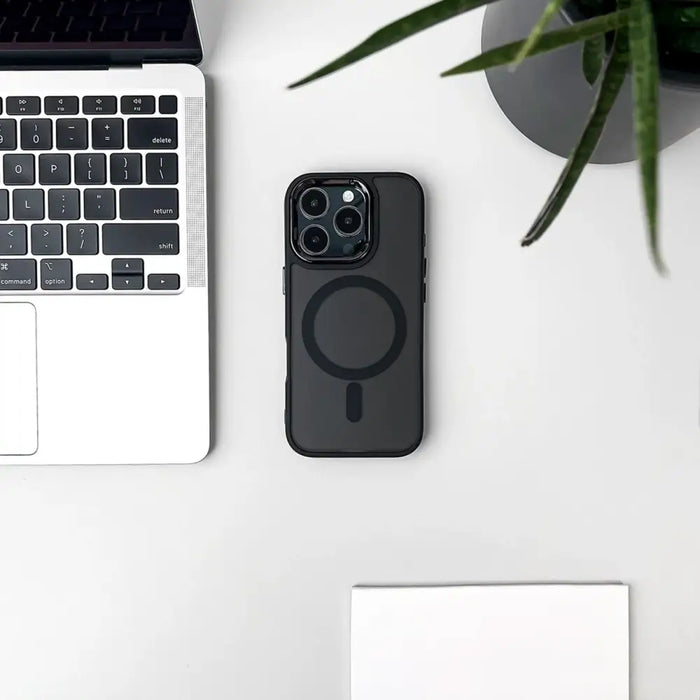 Glitter Case with MagSafe for Samsung Galaxy A16 5G - Black - Cell phone cases and covers<<<HurtelXML