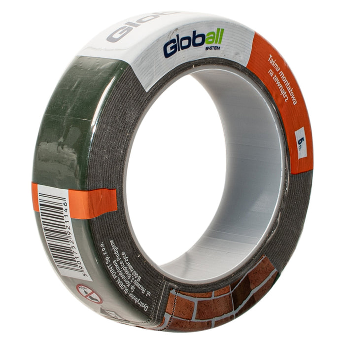DOUBLE ADHESIVE MOUNTING TAPE EXTERIOR 5 MX 30 MM GLOBALL