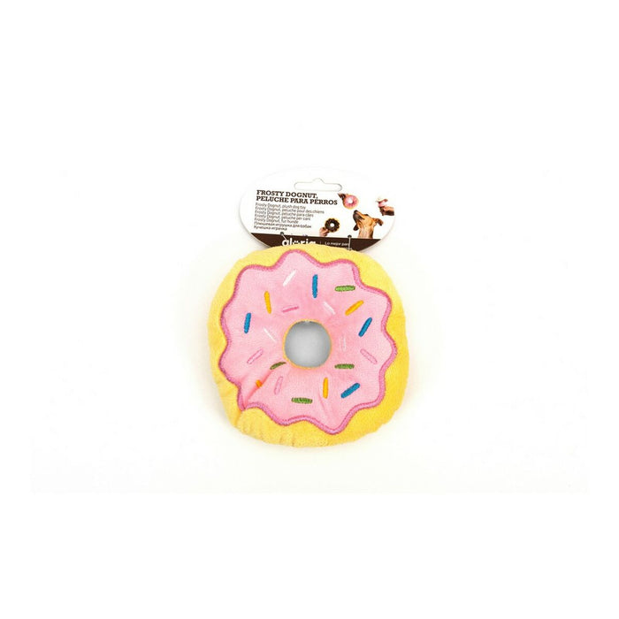 Soft toy for dogs Gloria Frosty 3 x 5 x 14 cm Donut Pink