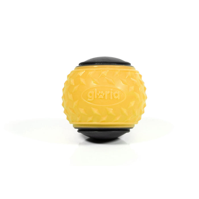 Pet Ball Gloria PLAY AND RUN Yellow TPR M 6,35 cm 2 Units