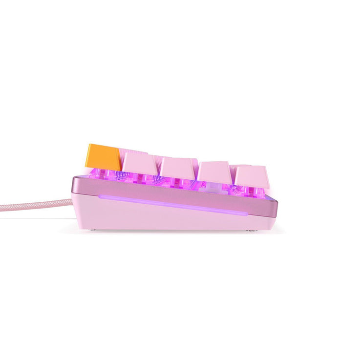 Glorious GMMK 2 Pink Compact Gaming Mechanical Keyboard- Fox Switches UK-Layout - Геймърски клавиатури<<<Геймърска