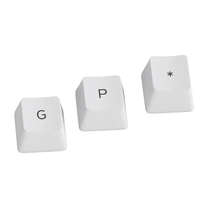 Glorious Keycaps - 114 PBT Arctic White - Геймърски аксесоари<<<Геймърска периферия<<<ValiAPI