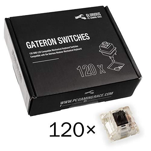 Mechanical keyboard switches Glorious Gateron Black 120 pcs