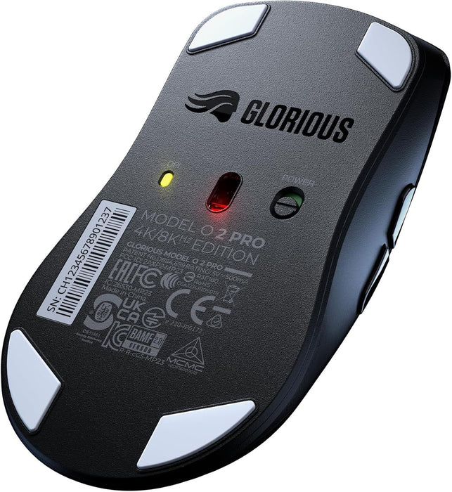 Гейминг мишка Glorious - Model O 2 PRO, оптична, 1K, безжична, черна