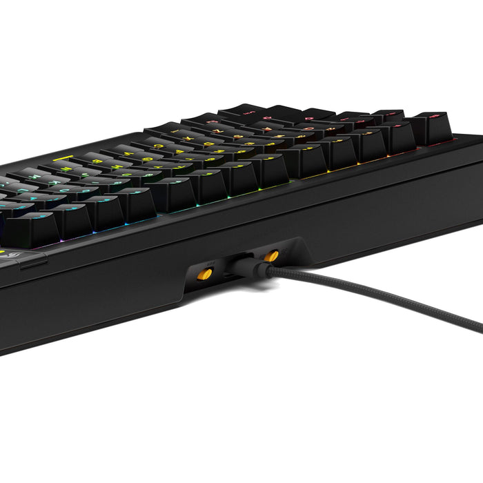 Glorious GMMK 3 Gaming Mechanical Keyboard 75% Black - Fox Linear Switches