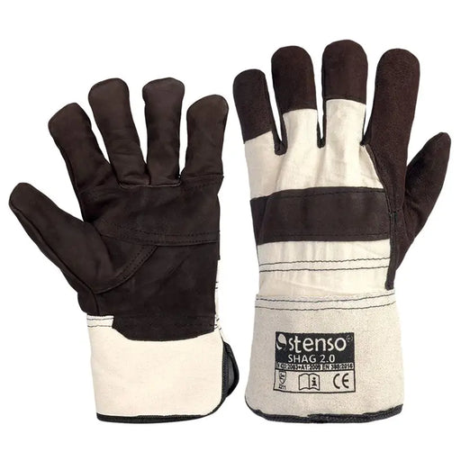 GLOVES LEATHER QUILTED SHAG 2.0 STENSO - Ръкавици<<<Работно облекло<<<Инструменти и железария<<<Praktiker