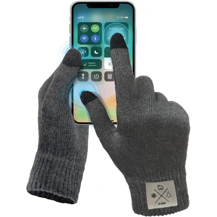 Gloves SBS TEWINTERGL19MDG - Аксесоари за смартфон<<<Аксесоари<<<TechMart&&&Аксесоари за смартфон<<<Телефони и