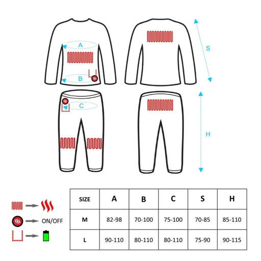 Glovii GXRM full body underwear - UnderwearNTO-BIE<<<SkiingNTO<<<ActionPL
