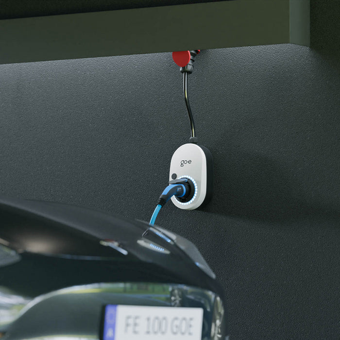MOBILE CAR CHARGING STATION 22KW WITH TYPE2 GO-E GEMINI FLEX CONTACT