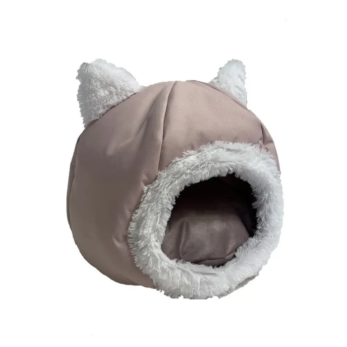 GO GIFT cat bed - beige - 40x40x34 cm - To sleepDLK-LEG<<<For the catDLK<<<ActionPL
