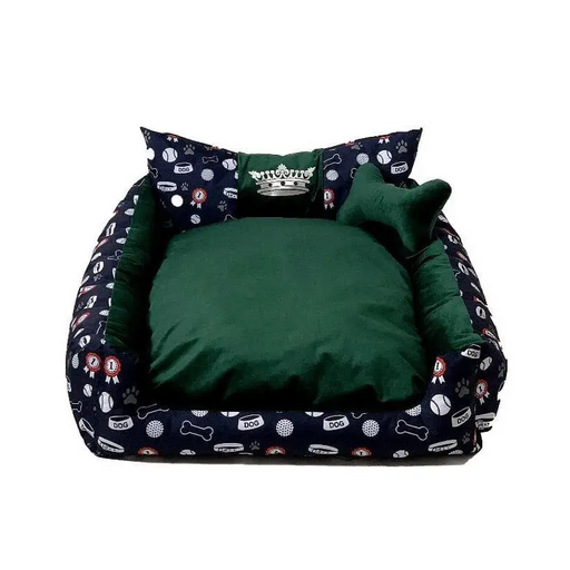 GO GIFT Dog and cat bed L - green - 90x75x16 cm - To sleep (universal)DLZ-DSU<<<For petsDLZ<<<ActionPL