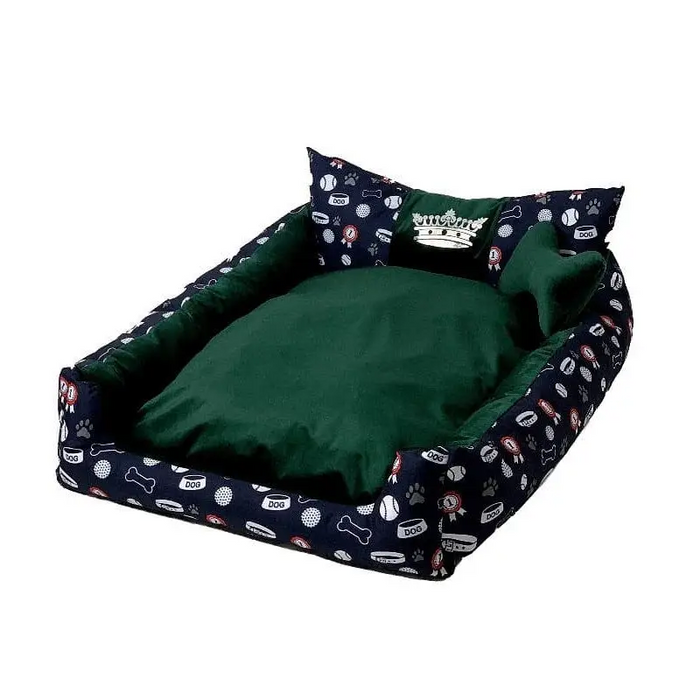 GO GIFT Dog and cat bed L - green - 90x75x16 cm - To sleep (universal)DLZ-DSU<<<For petsDLZ<<<ActionPL