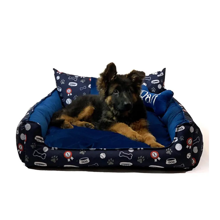 GO GIFT Dog and cat bed L - navy blue - 90x75x16 cm - To sleep (universal)DLZ-DSU<<<For petsDLZ<<<ActionPL