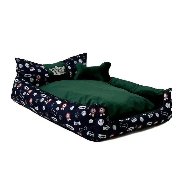 GO GIFT Dog and cat bed XL - green - 100x90x18 cm - To sleep (universal)DLZ-DSU<<<For petsDLZ<<<ActionPL