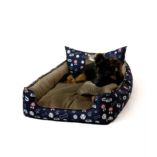 GO GIFT Dog and cat bed XXL - brown - 110x90x18 cm - To sleep (universal)DLZ-DSU<<<For petsDLZ<<<ActionPL