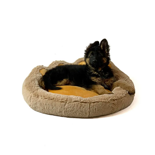 GO GIFT Dog and cat bed XXL - camel - 85x85 cm - To sleep (universal)DLZ-DSU<<<For petsDLZ<<<ActionPL