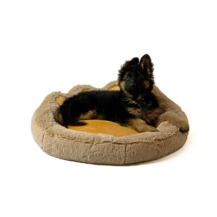 GO GIFT Dog and cat bed XXL - camel - 85x85 cm - To sleep (universal)DLZ-DSU<<<For petsDLZ<<<ActionPL