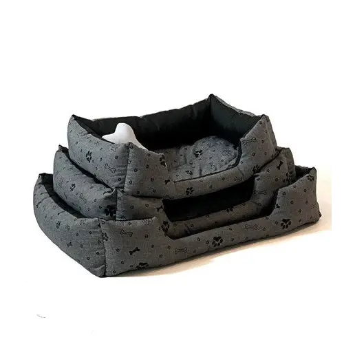 GO GIFT Dog bed L - graphite - 65x45x15 cm - To sleep (universal)DLZ-DSU<<<For petsDLZ<<<ActionPL