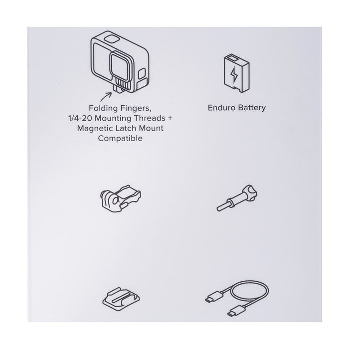 GoPro HERO13 BLACK action sports camera 27.6 MP 5.3K Ultra HD CMOS 25.4 / 1.9 mm (1 / 1.9") Wi-Fi 121 g