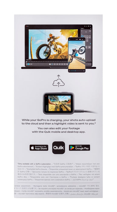 GoPro HERO13 BLACK action sports camera 27.6 MP 5.3K Ultra HD CMOS 25.4 / 1.9 mm (1 / 1.9") Wi-Fi 121 g