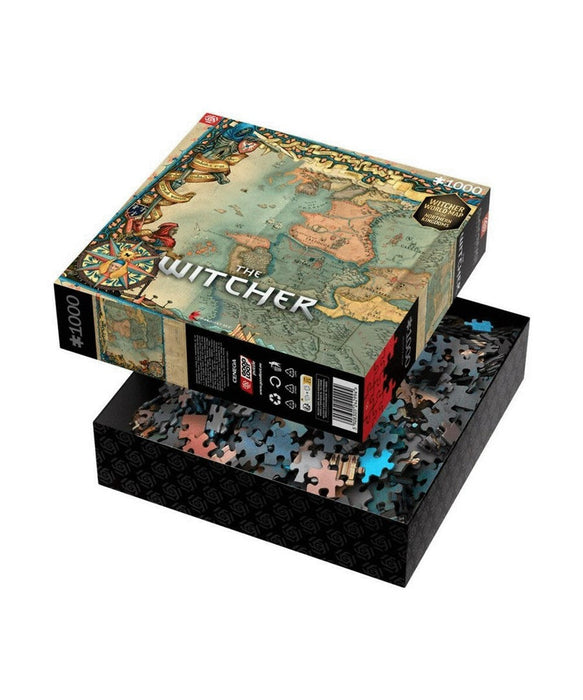 Good Loot The Witcher: Northern Kingdom Map Jigsaw puzzle 1000 pc(s) - PuzzleGDG-PUZ<<<Gadgets for playersGDG<<<ActionPL