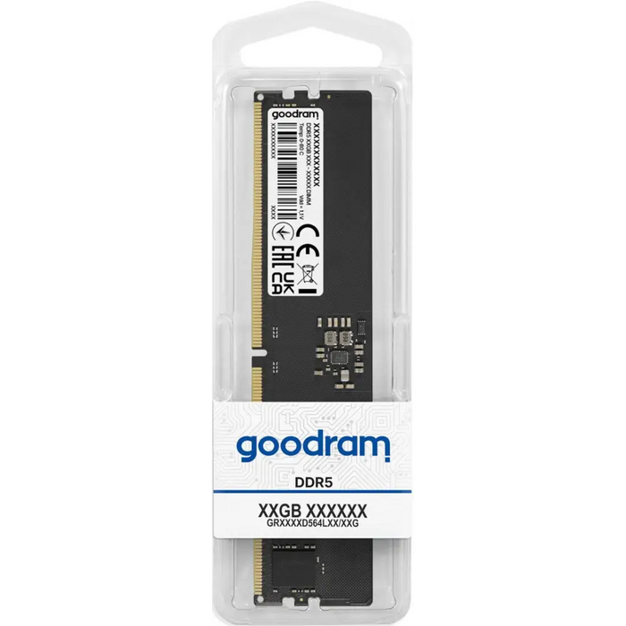 Goodram GR4800D564L40/32G memory module 32 GB 1 x 32 GB DDR5 5600 MHz ECC - DIMM (DDR V)PAM-DR5<<<Memory