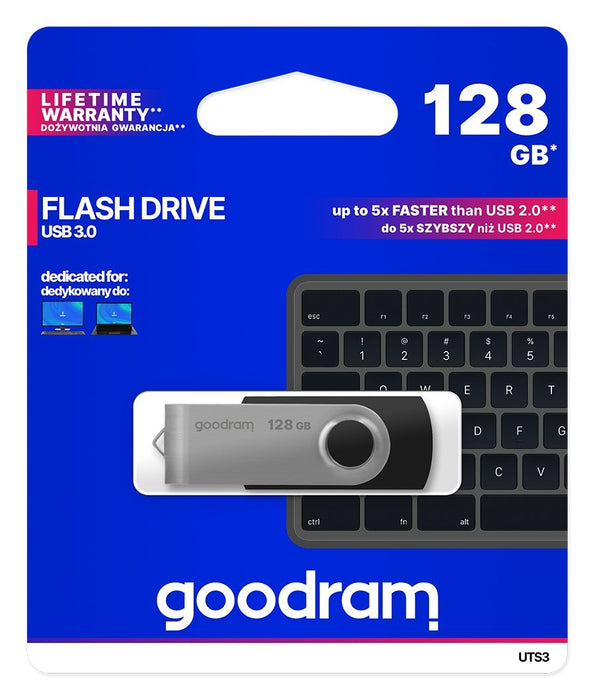 Pendrive 128 GB USB 3.2 Gen 1 UTS3 Goodram - black