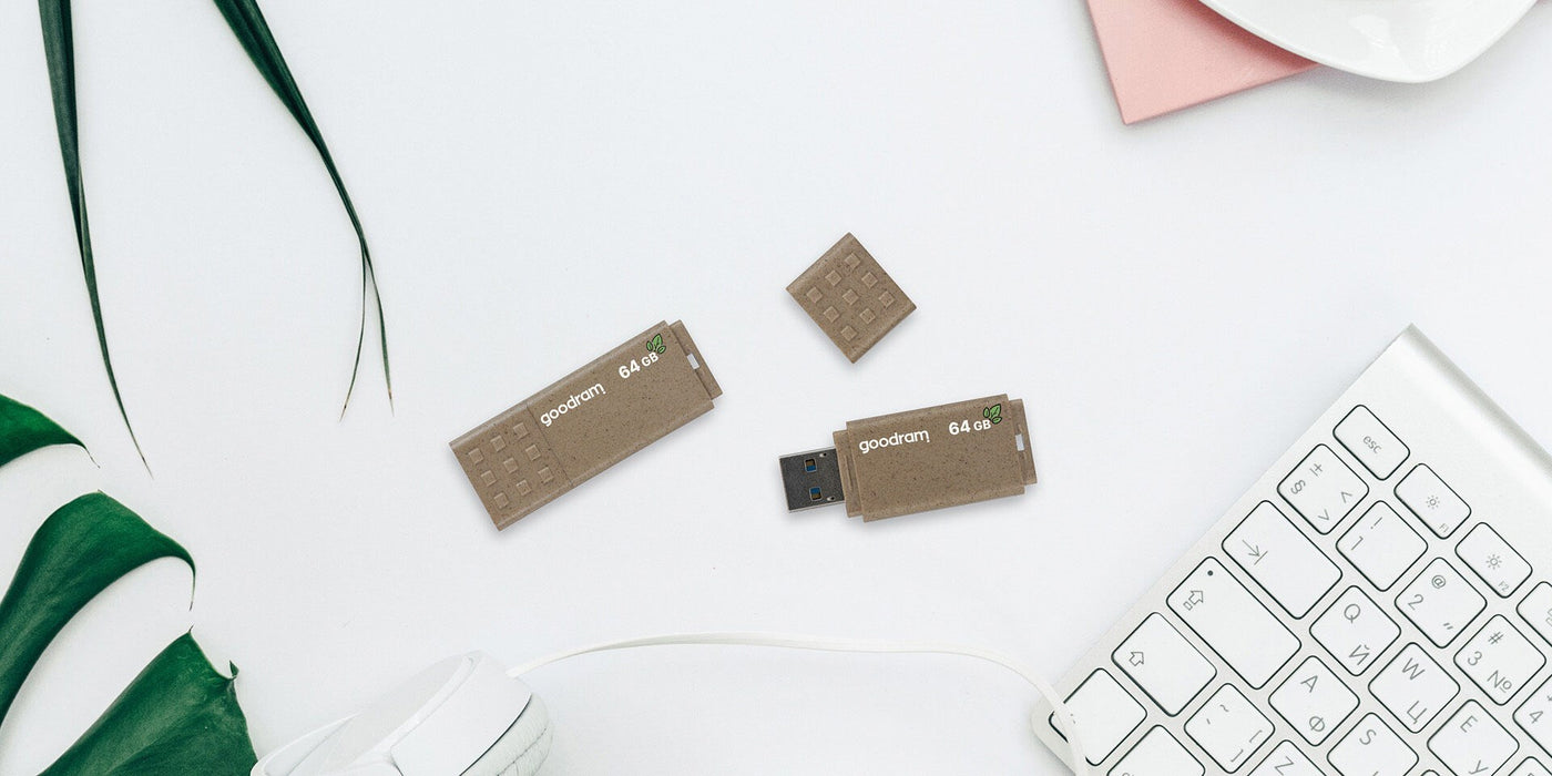 GOODRAM FLASHDRIVE 64 GB ECO FRIENDLY USB 3.0 RE