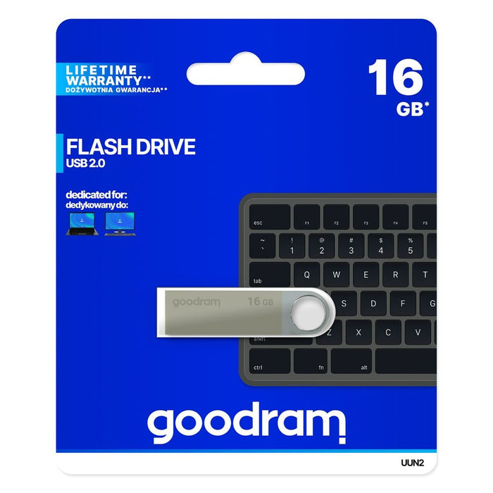 USB stick GoodRam UUN2 Silver 16 GB