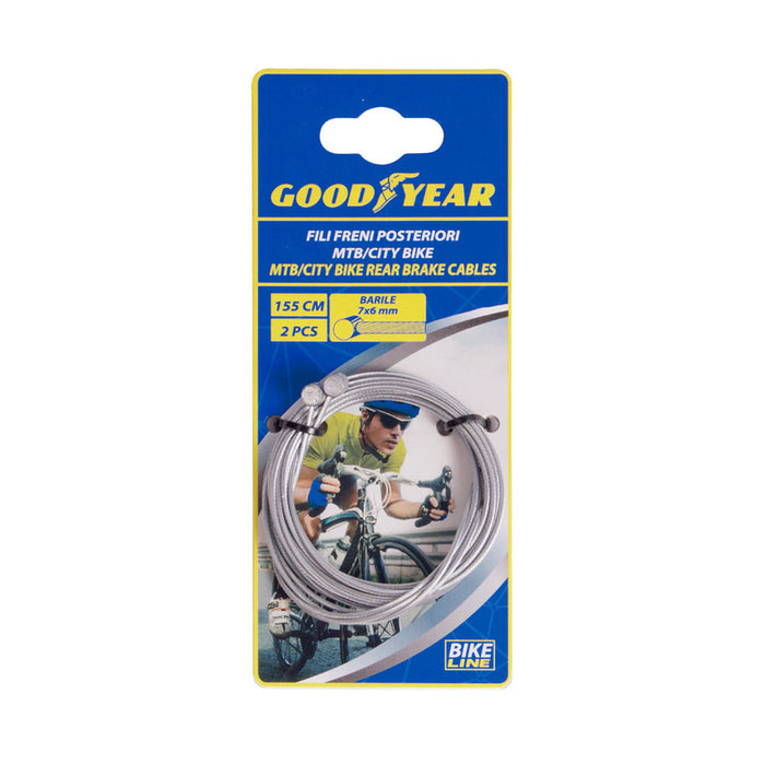 UNIVERSAL BRAKE CABLE 155 CM GOODYEAR