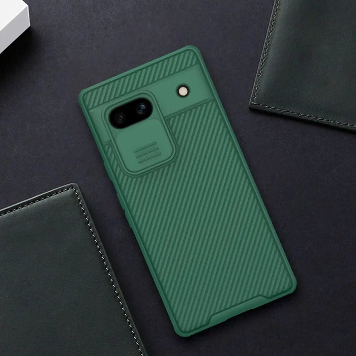 Google Pixel 7a armored case with Nillkin CamShield Pro Case - black - Cell phone cases and covers<<<HurtelXML