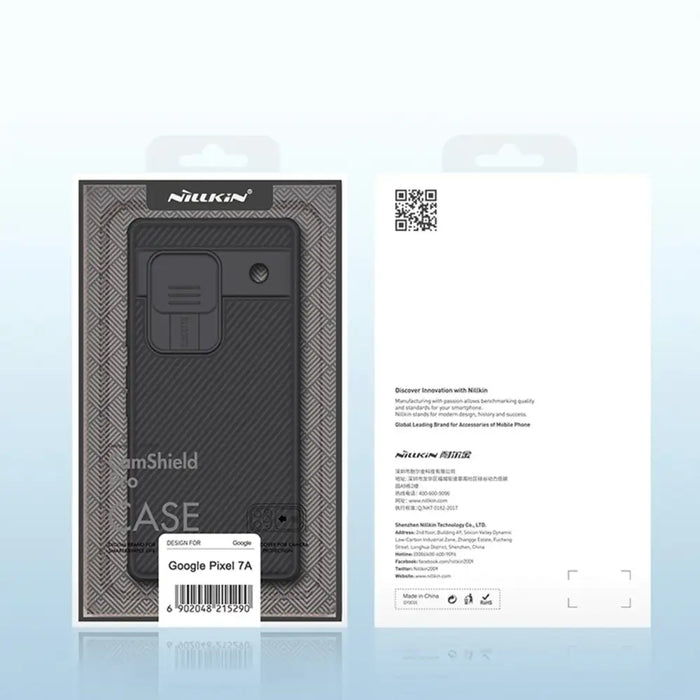 Google Pixel 7a armored case with Nillkin CamShield Pro Case - black - Cell phone cases and covers<<<HurtelXML