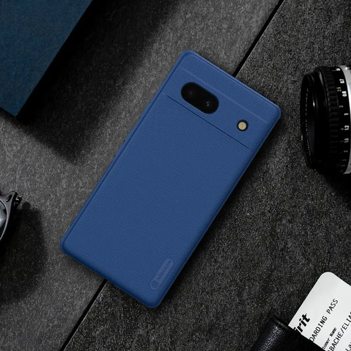 Google Pixel 7a Hard Case Nillkin Super Frosted Shield Pro Hard Case - Black - Cell phone cases and covers<<<HurtelXML