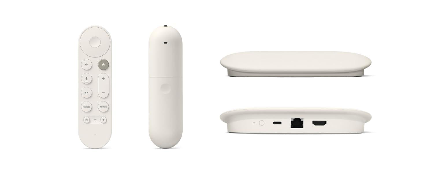 Multimedia player Google TV Streamer 4K, 32GB, with remote