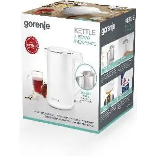 Gorenje 737894 electric kettle 1.5 L 2200 W White - Electric kettlesAGD-CZE<<<Home Appliance