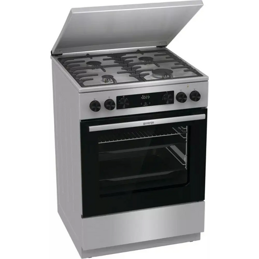 Gorenje GKS6C71XF Freestanding cooker with oven Silver - Free-standing kitchensAGD-KWS<<<Home Appliance