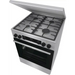 Gorenje GKS6C71XF Freestanding cooker with oven Silver - Free-standing kitchensAGD-KWS<<<Home Appliance