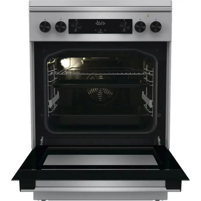 Gorenje GKS6C71XF Freestanding cooker with oven Silver - Free-standing kitchensAGD-KWS<<<Home Appliance