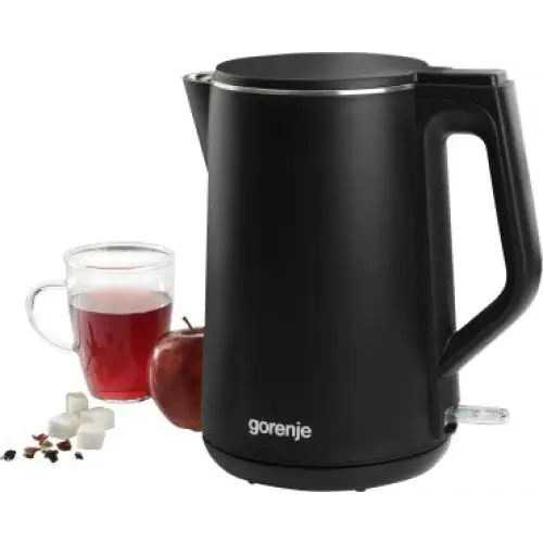 Gorenje K15DWBK electric kettle 1.5 L 2200 W Black - Electric kettlesAGD-CZE<<<Home Appliance