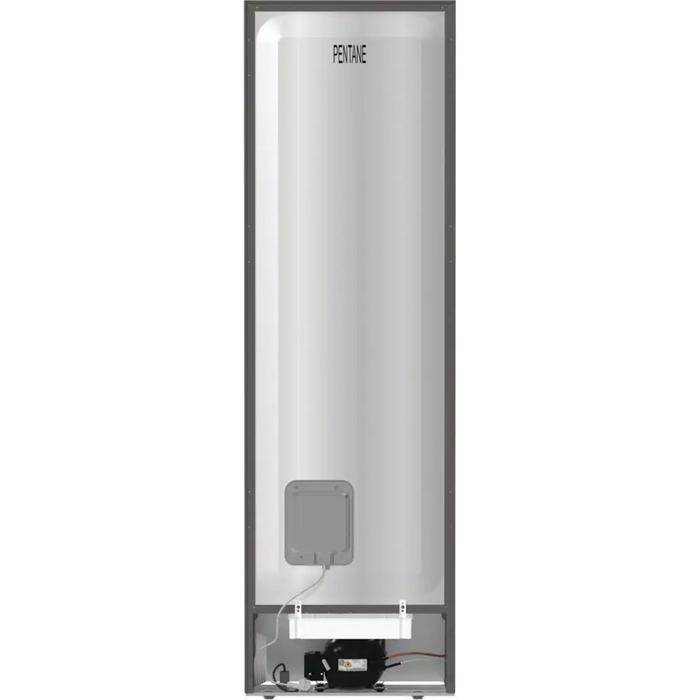 Gorenje NRK6202EXL4 fridge-freezer Freestanding 331 L E Grey - Freestanding refrigerator-freezers