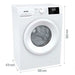 GORENJE WNGPI61SBS washing machine 6 kg 1000 rpm - Перални с предно зареждане<<<Перални<<<Едра бяла техника<<<TechnoMix