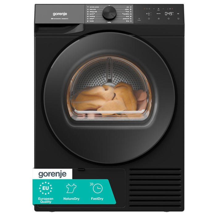 Dryer GORENJE DG48DB, 8 kg, Heat pump, Wi-Fi