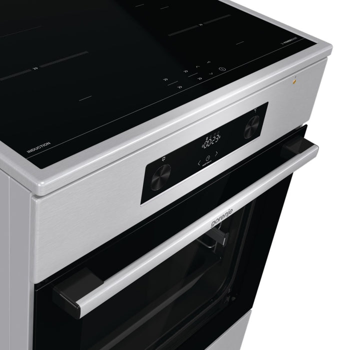 Gorenje GEIT6C60XPG cooker Freestanding cooker Zone induction hob A