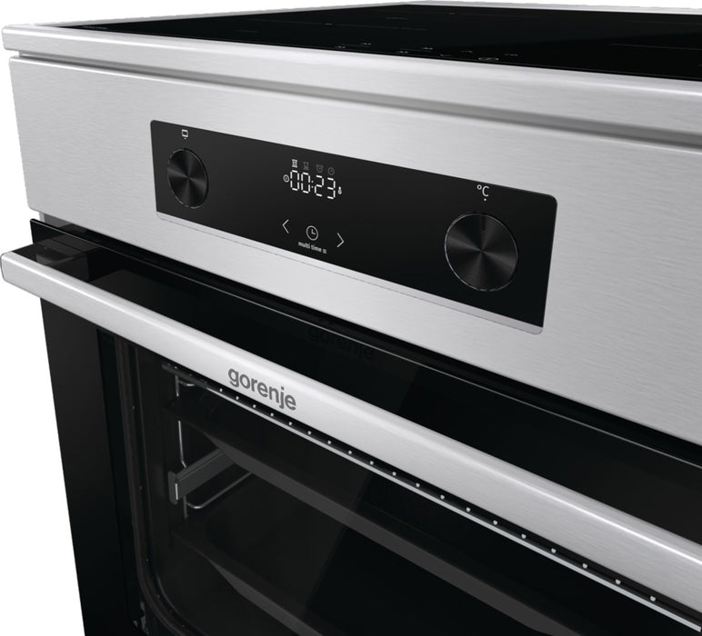Gorenje GEIT6C60XPG cooker Freestanding cooker Zone induction hob A