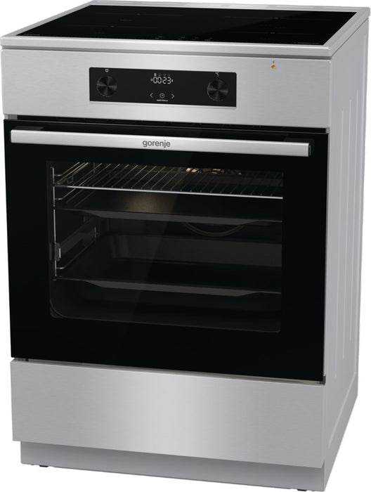 Gorenje GEIT6C60XPG cooker Freestanding cooker Zone induction hob A