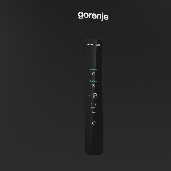 Gorenje NRK6192ABK4 fridge-freezer Freestanding 302 L E Black